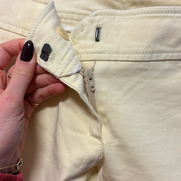 Patrizia Pepe Firenze Italian pastel yellow denim jeans low rise bootcut - Picture 7 of 10